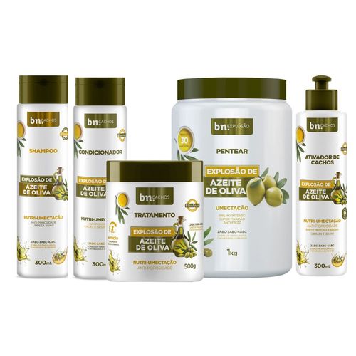 Kit Explosão de Azeite de Oliva + Ativador | bn.Cachos